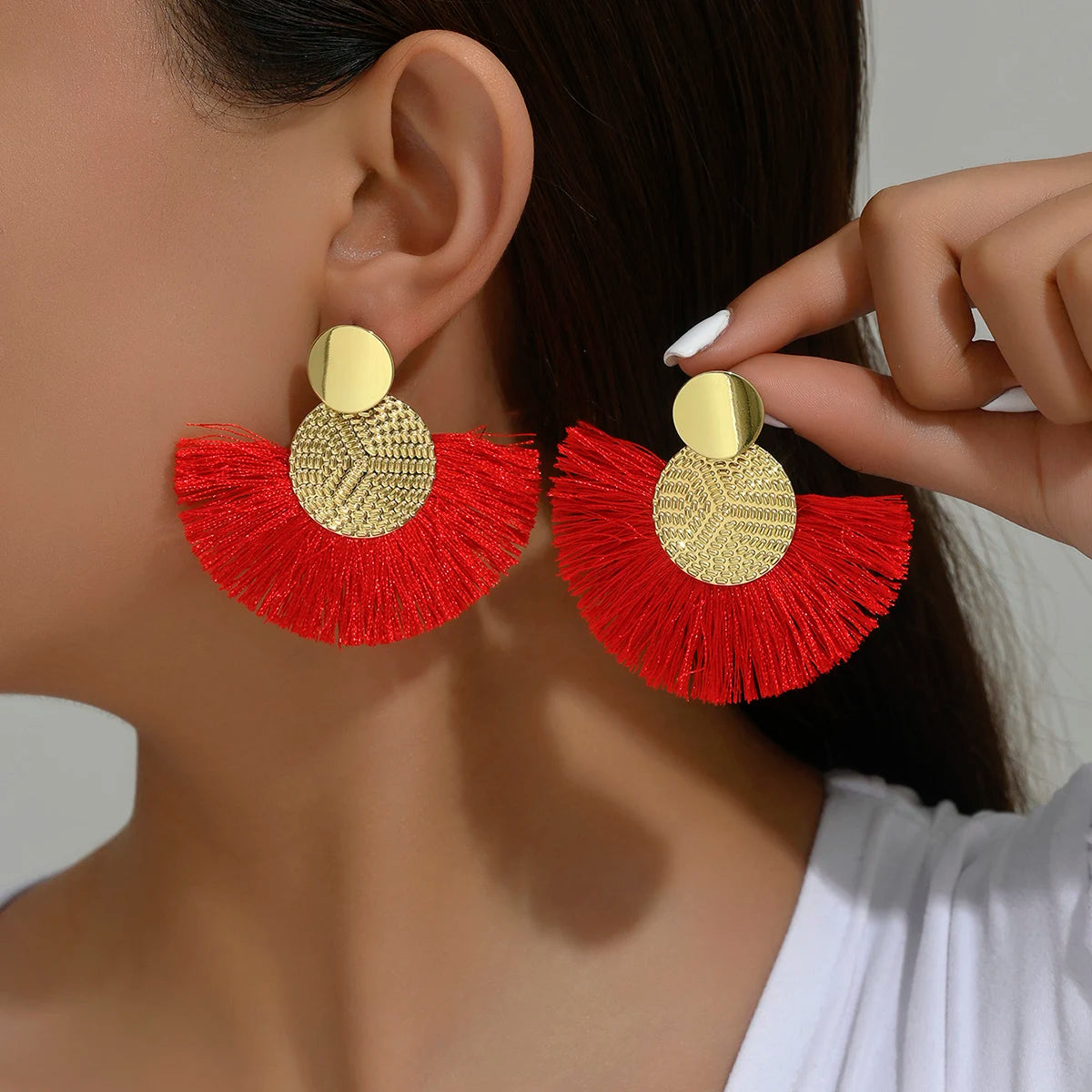 Pendientes Abanico
