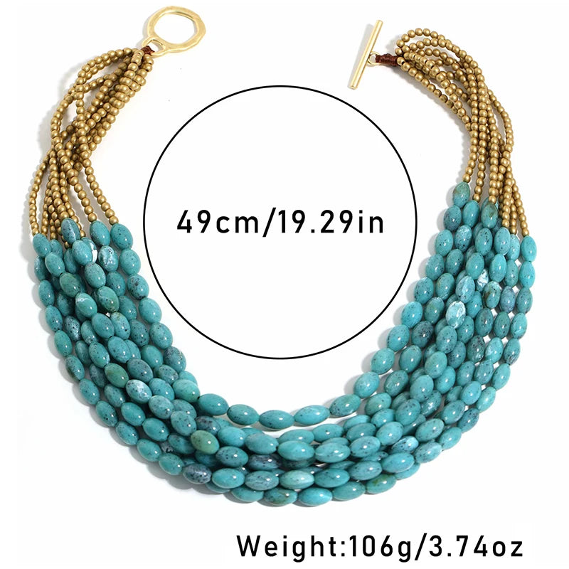 Collar Mar Turquesa