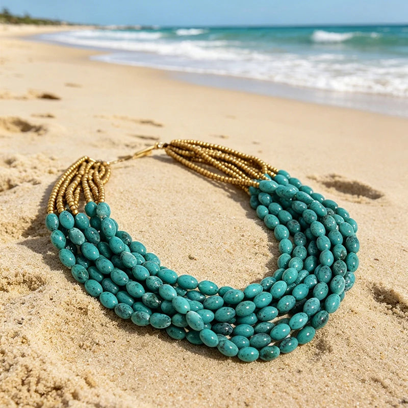 Collar Mar Turquesa