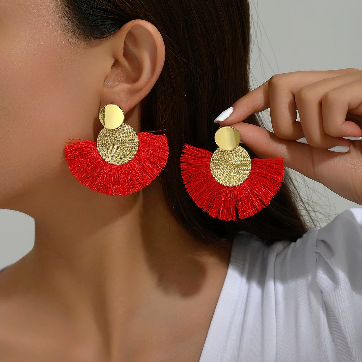 Pendientes Abanico